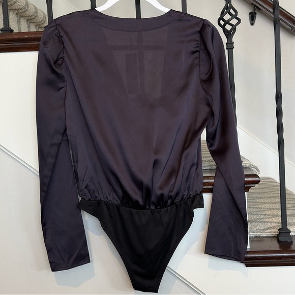 Strut & Bolt Satin Bodysuit - Picture 2 of 6